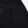 Kjolar svart denim länge för kvinnor mode 2024 maxi koreanska sommarkläder jeans vintage elegant elegant klassisk avslappnad grundläggande grundläggande