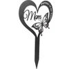 Decorazioni da giardino Memory Yard Stake Atmosphere Iron Marker deceduto