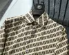 Primavera ed estate Nuova uomo e donna più venduta di abbigliamento più venduto lettera di moda stampata a maniche lunghe sport casual sport sciolti camicia hip hop hip hop abiti d81