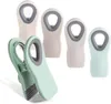 COOK WITH COLOR 5 Pc Chip Bag Clips- Kitchen Clips, Magnetic Chip Clips for Bags, Food Bag Clips with Airtight Seal (Mint and Grey)