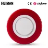 Contrôle SIREN Horn Alarm Sound avec 95db Heiman Zigbee 3.0 Smart Strobe Loud Menace Thief Ha1.2