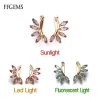 Earrings FFGems Zultanite Earring Real 925 Silver Sterling Stone Color Change Rose Gold Plated Fine Jewelry For Women Wedding Party Gift