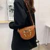 Half Round Saddle Women's Day Packs New Bag Minimalist Texture Versatile One Shoulder Bags Handbag