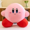 Estrella de anime Kirby Plush Toys Decoración de habitaciones de almohada de relleno suave de peluche