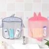 Bolsas de almacenamiento Bolsas de baño de baño Diseño de chupas para niños Juguetes de baño Canasta de niños Cartoon Formas de animales Neta de arena de tela