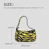 Fi Bags for Women Luxury Designer Handbag and Gurses 2024 Nouveau dans Pu Zebra Pattern Decoratismall Classic Underarm épaule 16F8 # #