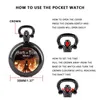 Pocket Watches Vintage Watch Anime Attack на Titan Quartz FOB -цепное подвесное ожерелье для мужчин