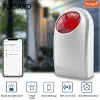 Controllo Tugard WiFi Protezione sicurezza Sirena Sensore Strobo Sensore Home Alarm Security Sistema Alarmante Light Light Alarm per Tuya Smart Life