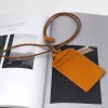 Holders New Fashion Id Badge Holder for Office Travail Geothe Hever Lonyard Neck Strap Credit Card Card Cowskin Identity Hanging Tag