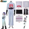 Anime Costumes Anime Cosplay Come for Adult Team Rocket Jessie Musashi James Kojirou Hallown Cosplay Come Full Set Come Y240422