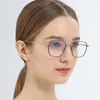 선글라스 프레임 FONEX 순수 티타늄 안경 프레임 여성 2024 레트로 트렌디 디자인 스퀘어 처방 안경 근시 광학 안경