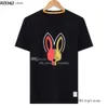 Psyco Bunny Summer Polo CasuareTシャツメンズスケルトンラビット2024 New Design Multi Style Men Shirt Fashion Designer Tshirtカップル短袖マントップ730