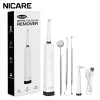 Cleaners NICARE Electric Tartar Remover Ultrasonic Dental Scaler Calculus Cleaning Scaler for Teeth Whitening Home Portable Teeth Cleaner
