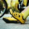 Skodoncyklingskor MTB Rutt Mens Road Cykling Sneaker Speed ​​Racing Cykelstövlar Flat Pedal Söt professionell utomhusskor Ny