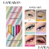 Eyeliner Handaiyan 20 Color Matte Gel crayon facile à porter Colorf Blanc jaune Blue Eye Liner Cream Makeup Cosmetics Cosmetics Drop Livrot Dhajx