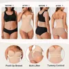 Waist Trainer Shapewear for Women Tummy Control Dress Backless Bodysuit Tops Body Shaper with Built-in Bra Slimming Underwear 240416