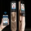 Controle vingerafdruk 3D Face Recongination Finge Print Smart Door Lock Wifi App Remote Control Digital Lock Keyless Touch Screen Electronic