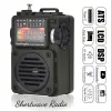 Radio Portable Shortwave Radio HRD700 Bluetooth Music Player FM/AM/SW/WB Full Band Broadcast Reception Support TF Card Playback