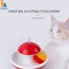 Toys Nouveaux jouets de chat pour animaux de compagnie drôles durables pour divertir lui-même mimi gobelet de plumes préférée avec petit chaton de cloche pour capture