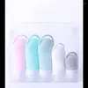 Lagringsflaskor 1 st Hangable Silicone Dispensing Body Wash Shampoo Desinfectant Portable Cosmetic Lotion Refillable Bottle