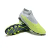 Mens sapatos de futebol fantasmas gxes elite fg chutes botas de futebol de altura tornozelo moído de couro macio