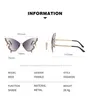 2024 Kobiety Okulary przeciwsłoneczne Diamentowe okulary przeciwsłoneczne okulary przeciwsłoneczne dla kobiet 2024 Butterfly Rhinestone Sunglasses Kobiety