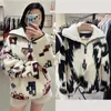 Women's Hoodies Autumn and Winter Women Wale Lagh Wool Mezza maglione con cerniera con cerniera