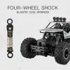 Voiture 4wd RC Car Off Road 4x4 Remote Control Alloy Trucks Radio Drift Criming Racing Car et LED Light Toy Children Kid Boy Girl cadeau