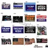 Banner Flags les plus récents 111 styles 1776 Trump 2024 Rendre American Great Again Factory Direct 3x5 Ft 90x150 cm Hell Be Back Impeach Biden wo Otldq