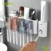 Heads ECOCO Bathroom Toothbrush Holder Bathroom Organizer Electric Toothbrush Holder Wall Bathroom Accessories Set Home Accessories