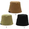 Berets unisex omkeerbare koepel bucket hoed letters label zonnebrandcrème opvouwbare vissersdruppel