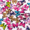 Charms Fashion Colorf Butterfly Clop Diy Pingents Acessórios de joias LIGO DRIP DRIP OBRILHAÇÃO DE DRIA DE DRIA DE GRAÇA COMPONENTES OTFVK