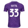 23 24 Fiorentina Soccer Jerseys Nico Beltran 2023 2024 Florence Jersey Jorko Mina Kayode Duncan Arthur Gonzalez Sottil Men Kid Kit Kit Football Shirt Kit Maglia