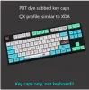 Accessoires 145 touches / ensemble Capeur de touche sous-véhicule Dye PBT pour le clavier mécanique MX Switch QX XDA Keycaps de profil pour traversée animale