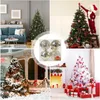 Party Decoration Christmas Ornaments Balls 4 PCS Sparkling Tree Pendant Ornament Navidad Hangings Ball Accessories