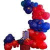 Decorazione per feste 80pcs/set kit di ghirlanda a palloncini in lattice blu rosso per i bambini di compleanno per bambini di compleanno a tema