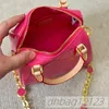 Mini travesseiro de cadeia Bolsa de lacas de laca designer de bolsas de ombro de letra de moda Pouca de moda Pouca zíper aberto Mulheres Crossbody Burse de alta qualidade embreagem