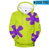 Herren -Tracksuiten 3D Langarmanzug Hip Hop 2 Stück Set Fashion Hoodies Hosen Cosplay Sweatshirt Sets lässig zweiteilig