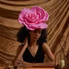 Modefeder -Faszinatoren Einzigartige Weihnachtsblumenhaarzubehör mehrfarbige Hüte Tee -Party -Bands Frauen 240401