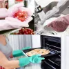 Gloves Dishwashing Cleaning Gloves Silicone Rubber Sponge Glove Household Scrubber Kitchen Clean Tools Dropshipping Kitchen