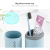 HOOFDS ECOCO WASHUP Draagbare tandenborstel Cup Tandeltjesborstelbekerhouder, voor toiletten voor huishoudelijke toiletten en badkamers Travel Accessories Tools