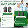 Colliers Fashion en acier inoxydable avertissement médical ID