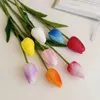 Decorative Flowers High End Touch Moisturizing Tulip Simulation Flower Pography Props Home And Living Room Arrangement Decor Products