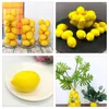 Party -Dekoration 5 PCs Simulierte dekorative POGROGRAPS Künstliche Obst -Szenen -Layout Fake Foam Realistic Model Lemons