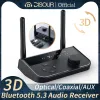 Адаптер Bluetooth 5.3 Audio Receiver 3D стерео оптический/коаксиальный/3,5 мм Aux Analog Analog Digital Sign