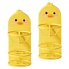 Garrafas de armazenamento 2 PCs Power Poff Puff Cartoon Holder Banheiro Maquiagem Esponja de pato Pato parede de parede de ovo de ovo Stand beleza