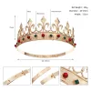 Jewelry Men's Crown Hair Jewelry Metal Crowns Wedding Party Halloween Round Tiaras And Crown Fashion Hair Accessories Pageants