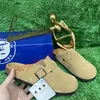 Designer Clogs Sandals Slide Shearling Mules Slippers Cork Flat Fashion Suede Summer Leather Slides Favourite Beach Women Men