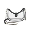 Toes Clear Satchel Bag For Women Stadium goedgekeurde kleine crossbody met ritsconcerten sporten