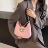 PU skóra Small Sier torebka dla kobiet wszechstronna mini torba na ramię Lady 2024 NOWA KOREAN FI BOW Design Crossbody Bag G4Z1#